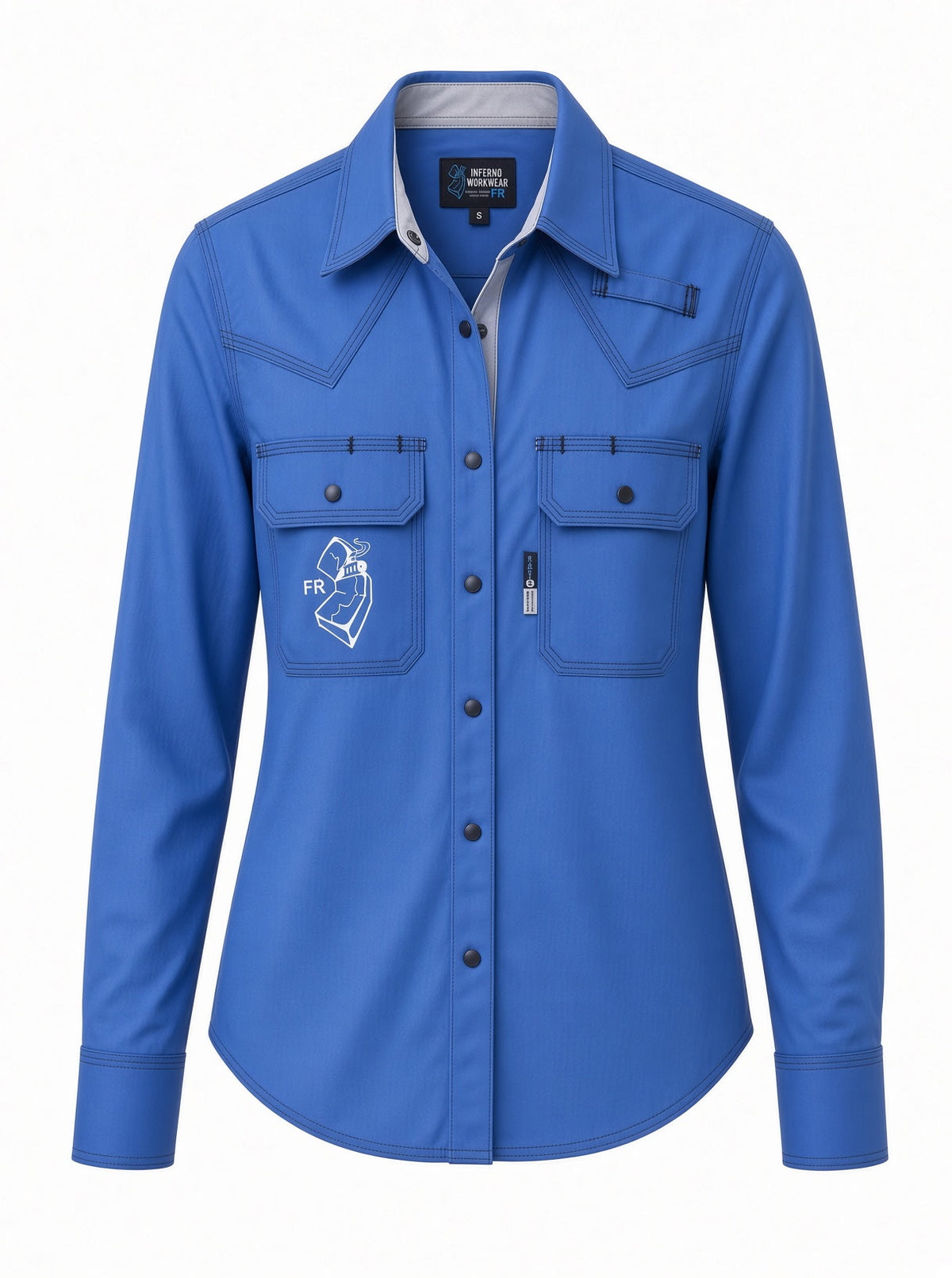 Women's FR button up - Blue