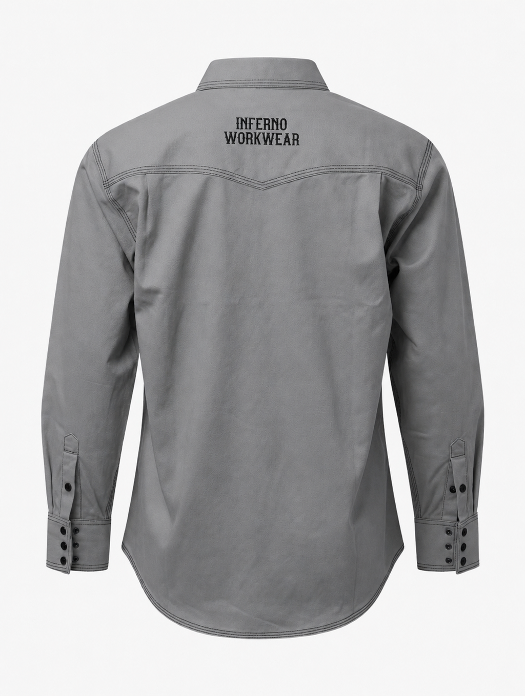 FR Western Style Button-up shirt  - Gray