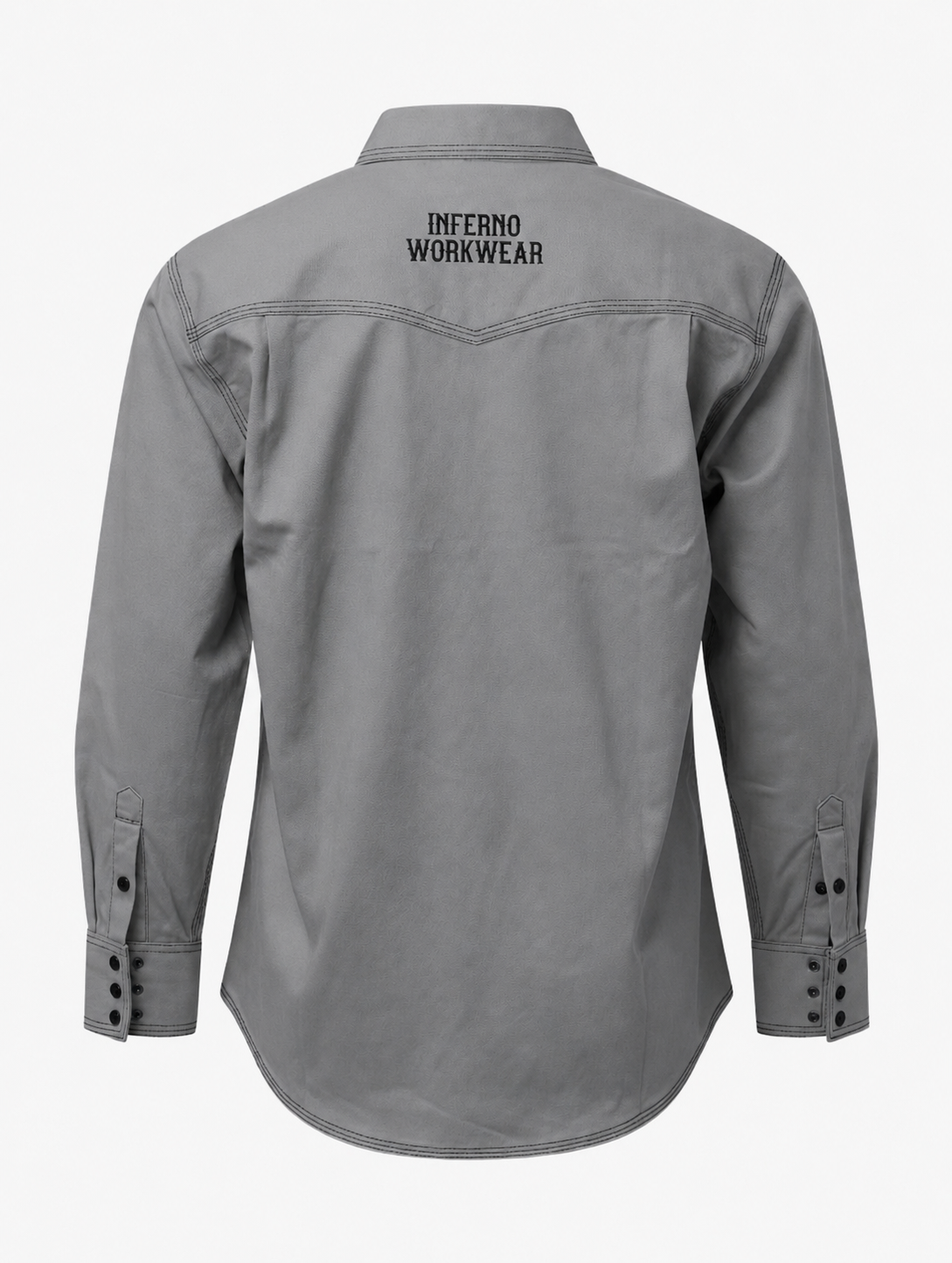 FR Western Style Button-up shirt  - Gray