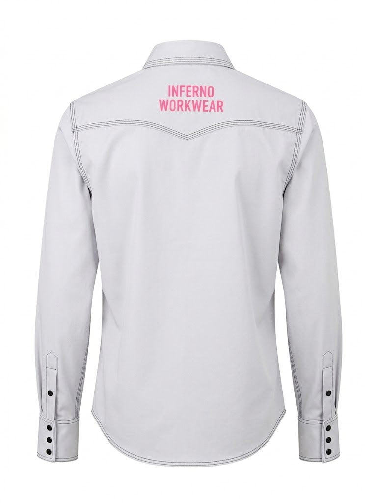 Women's FR button up - Gray